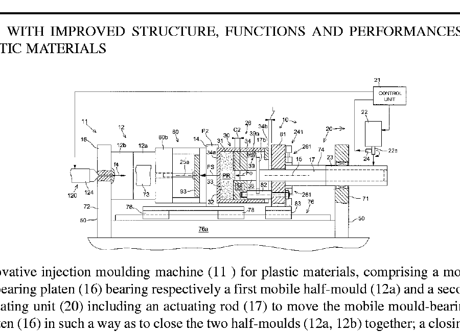 brevetti registrati moulding machine